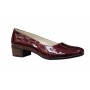 Pantofi dama casual din piele naturala LAC, Bordeaux - STD24LVIS